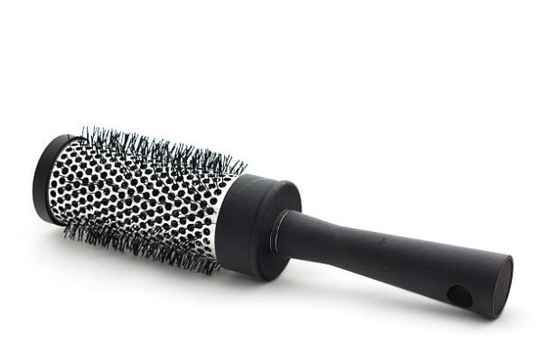 Hair brush on a white background, isolated